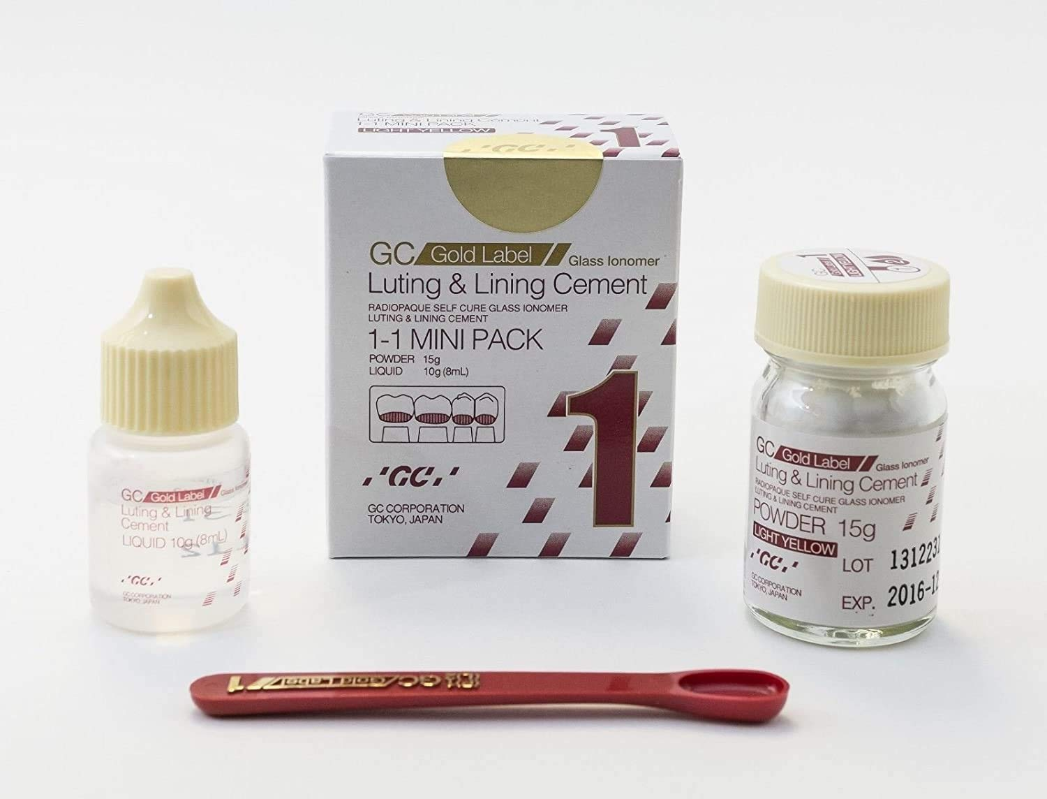 GC Gold Label 1 Luting & Lining Glass Ionomer Cement (GIC)