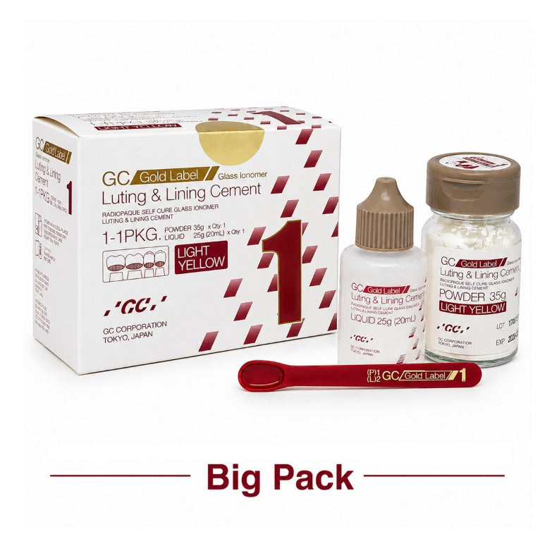 GC Gold Label 1 Luting & Lining Glass Ionomer Cement (GIC)