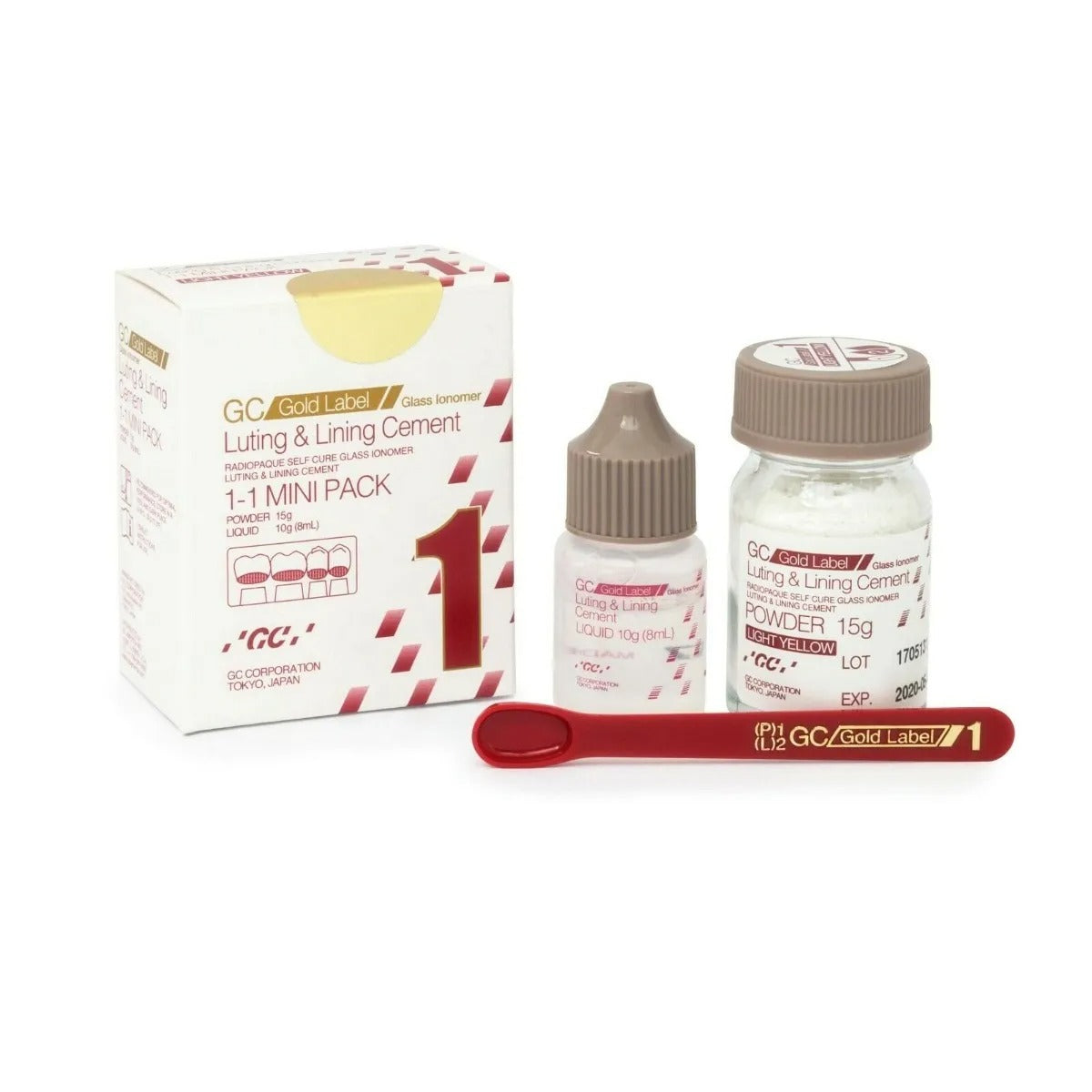 GC Gold Label 1 Luting & Lining Glass Ionomer Cement (GIC)