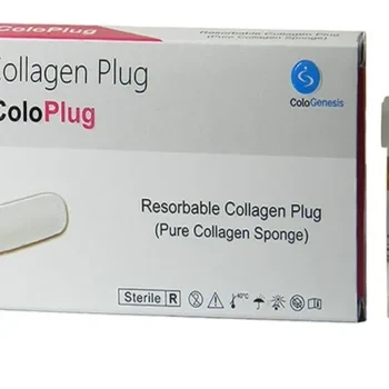 Cologenesis Colo Plug Sterile Collagen Sponge 8x20mm (Pack of 10)