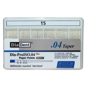 Diadent Paper Point Special Tapered 4%