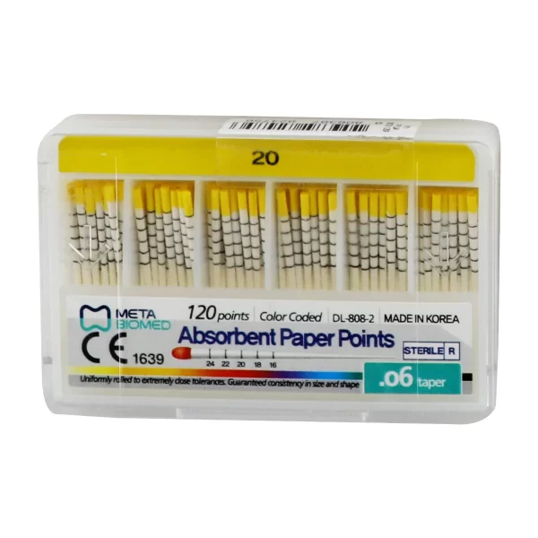 Meta Absorbent Paper Points - 6%