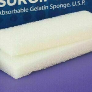 Absorbable STERILE Haemostatic Gelatin Sponge 80mm Gelfoam Hemocollagene 20 Pcs